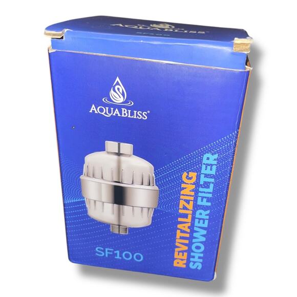 AquaBliss Revitalizing Shower Filter SF100 Chrome High Output Refresh Open Box - Picture 10 of 10